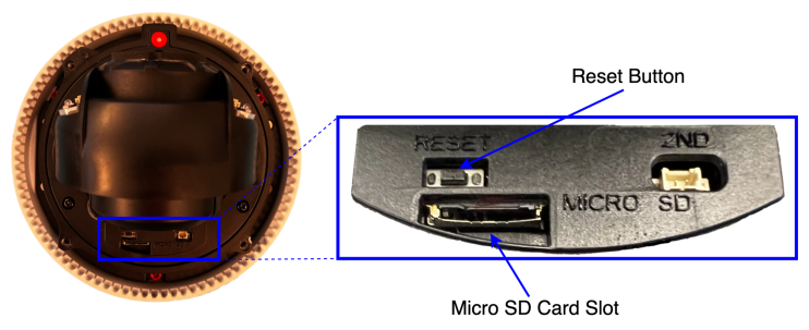 A close-up of a usb port

Description automatically generated